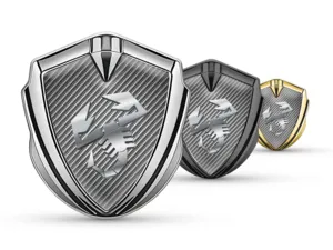 Fiat Abarth Metall Emblem Abzeichen Rennsport Inspiriert Glänzend